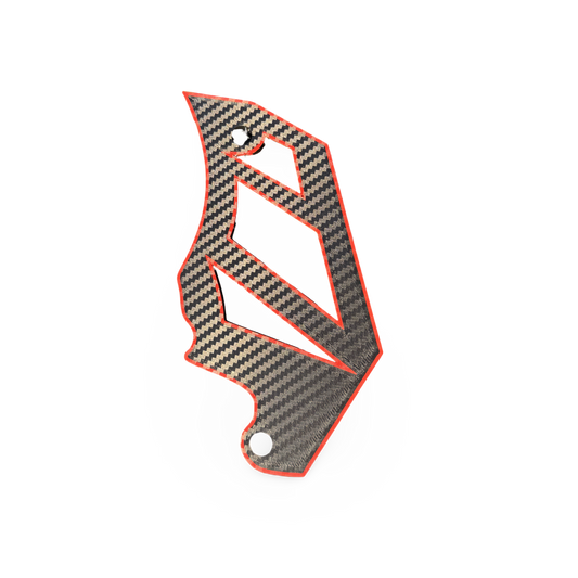 CARBON CUSTOMIZABLE SPROCKET COVER AM6