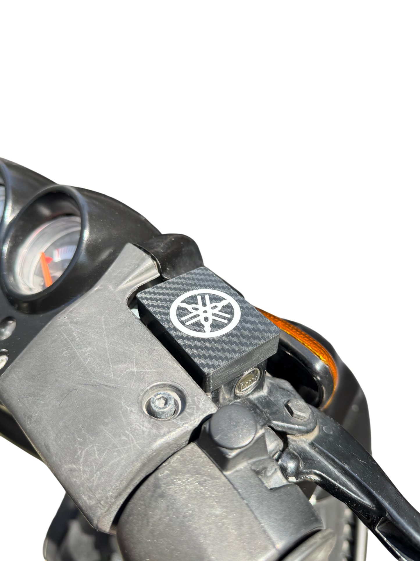 BRAKE COVER YAMAHA AEROX CARBON LOOK (1x)